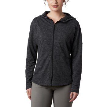 Columbia Ženske Majice S Kapuljačom - Cades Cove Full Zip Crne | TWQY-75143